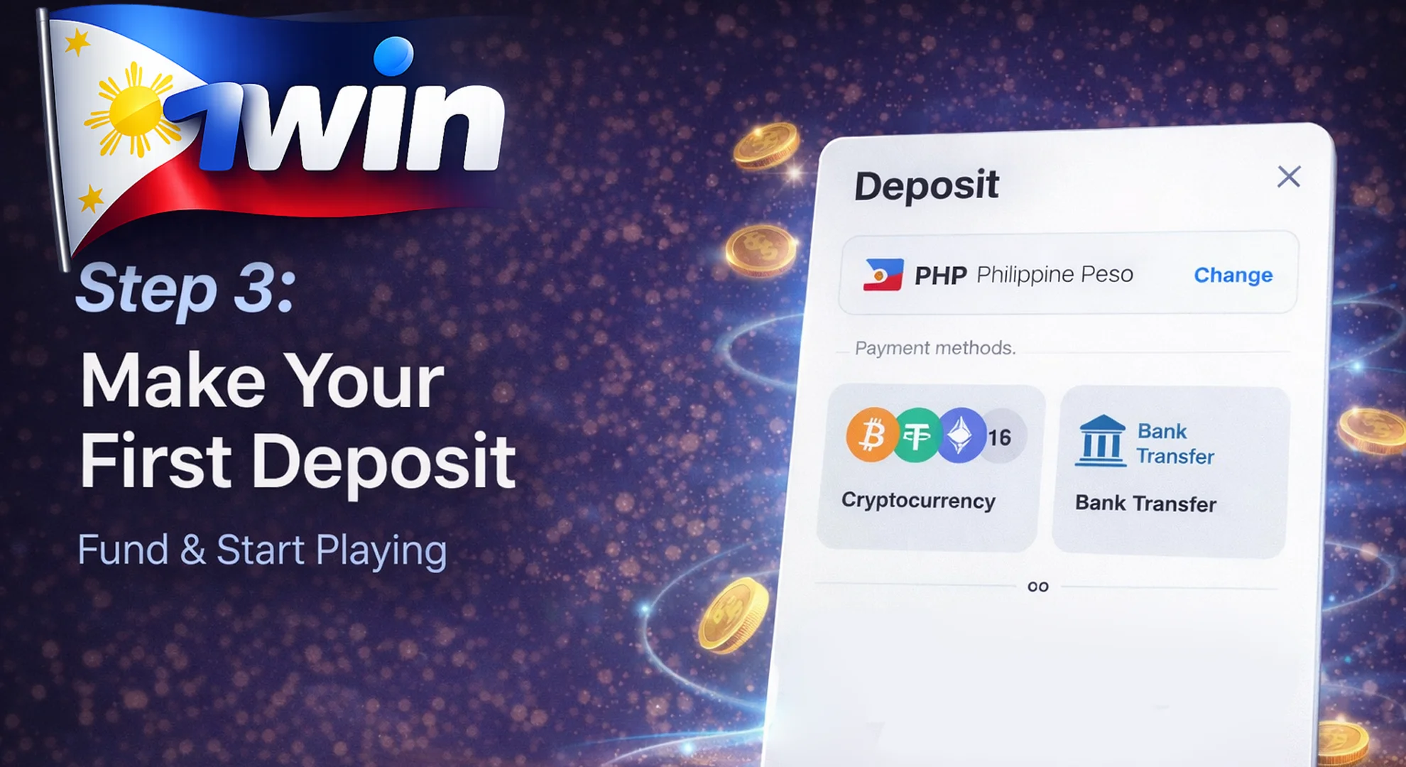 make your first deposit