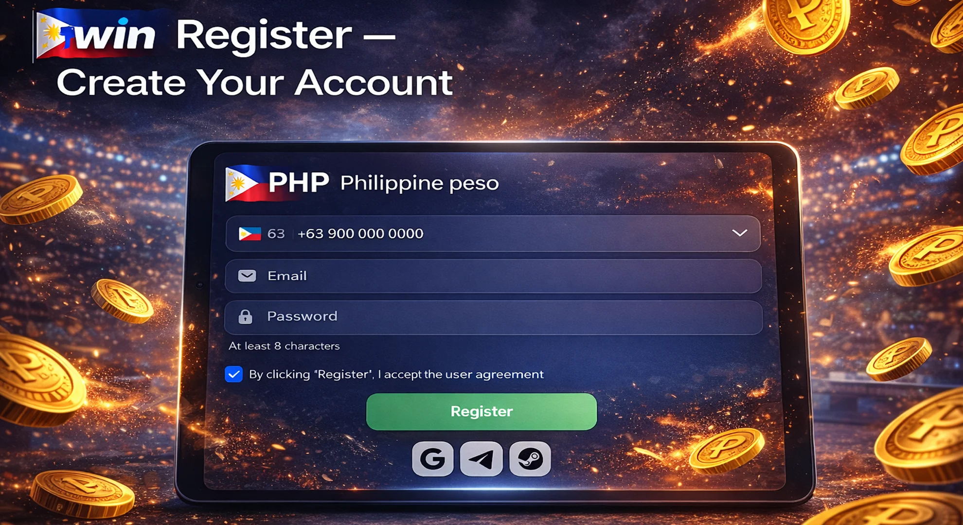 1win registration philippines