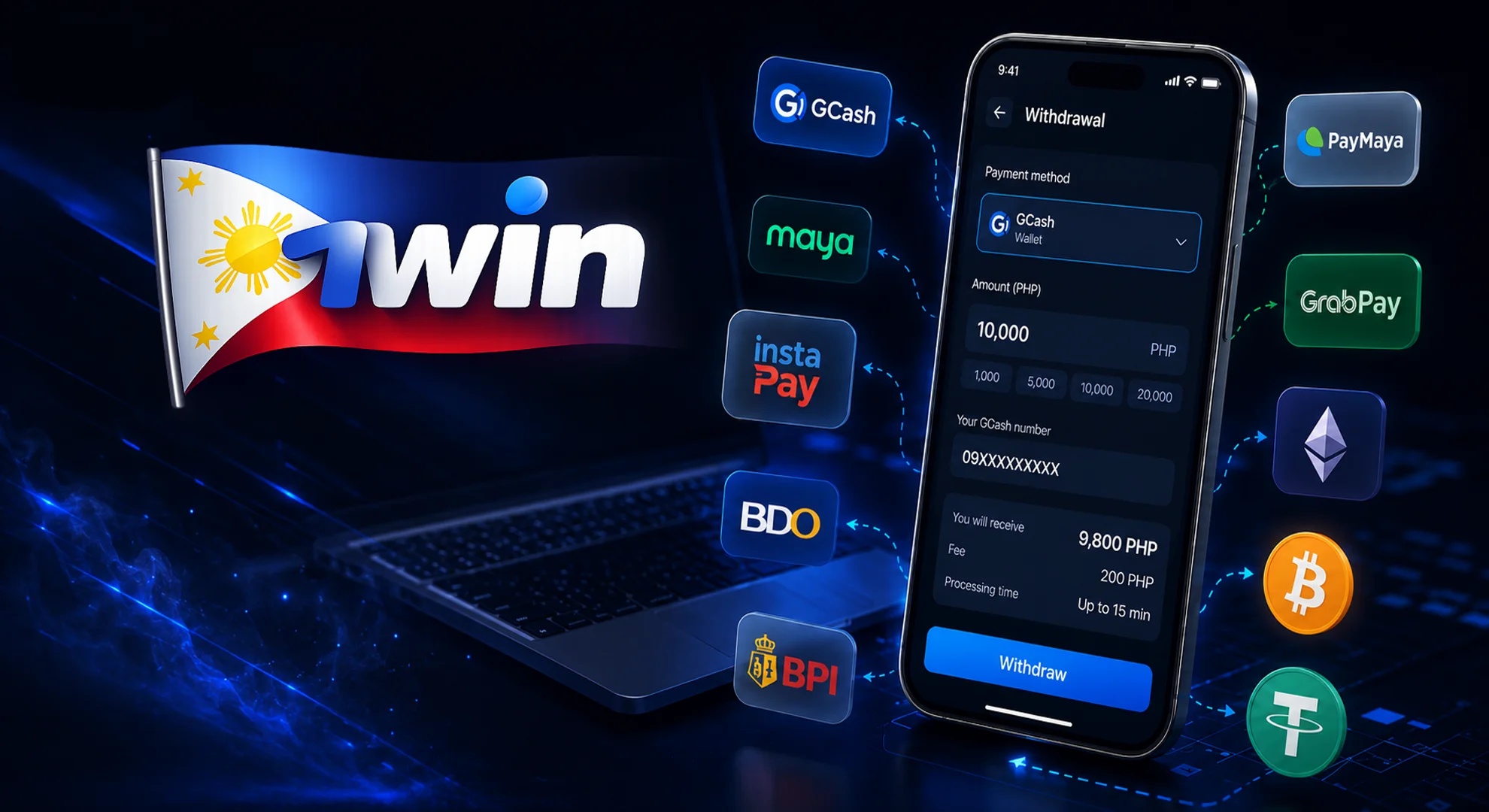 withdrawal instructions from 1win casino