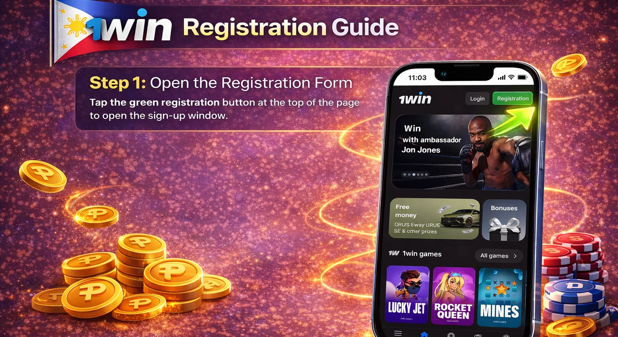 open-1win-registration-form