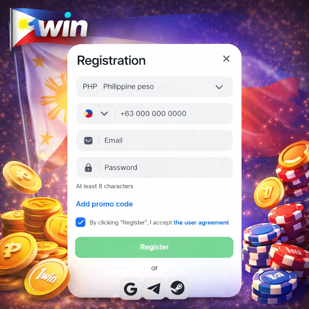 1win login and registration